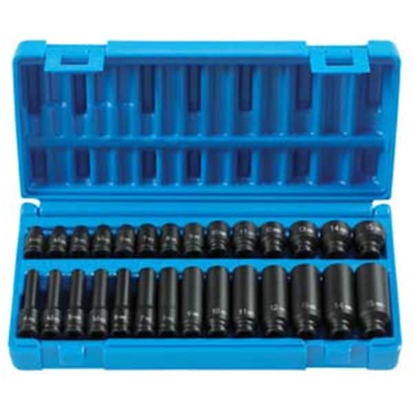 Light House Beauty Eagle 1/4" Drive 28 Pieces Impact Metric Master Set LI2946261 - main